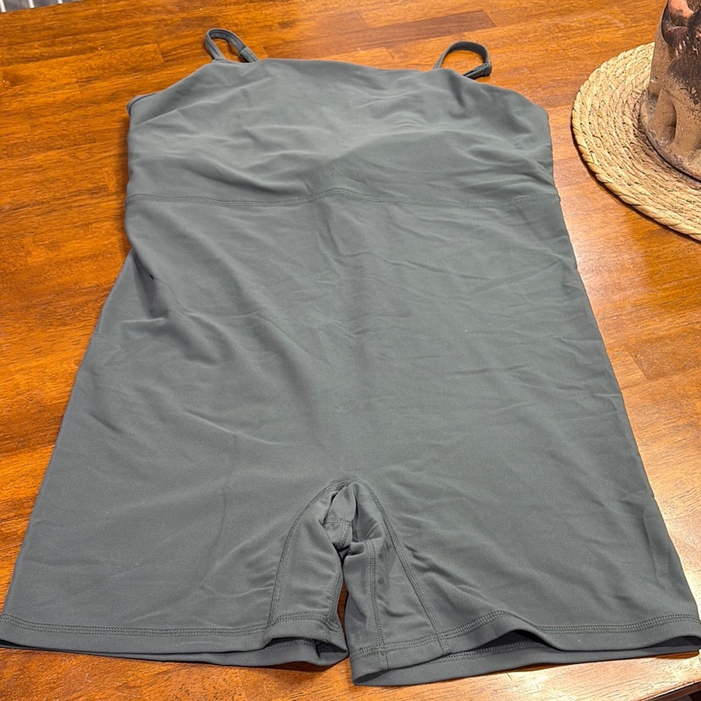 Dark Gray Sleeveless Romper
